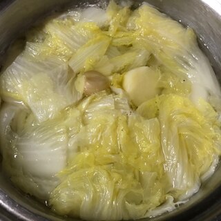 シンプルな野菜スープ（冬）